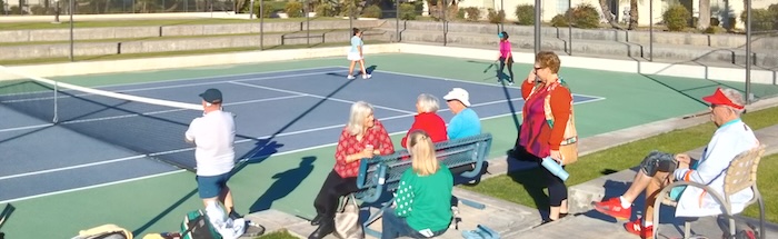 Tennis In Desert Breezes